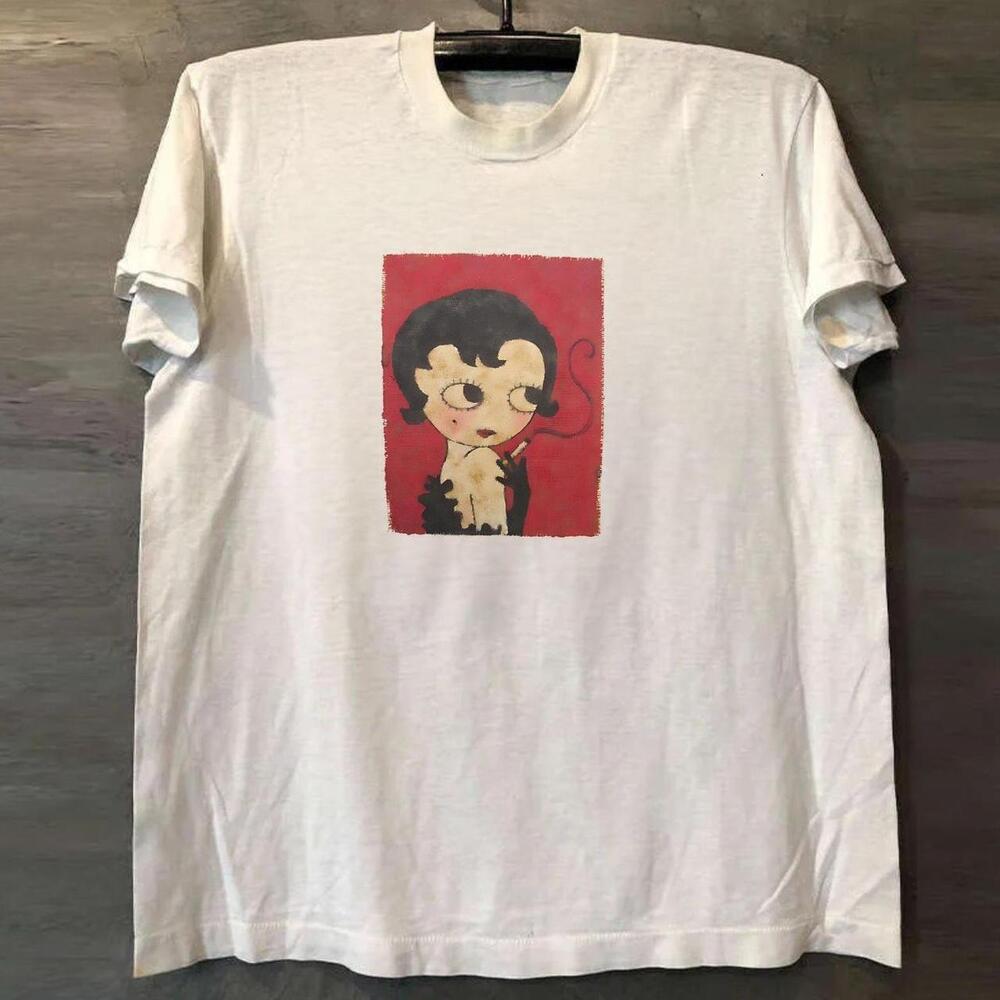 White Betty Boop Graphic Tee